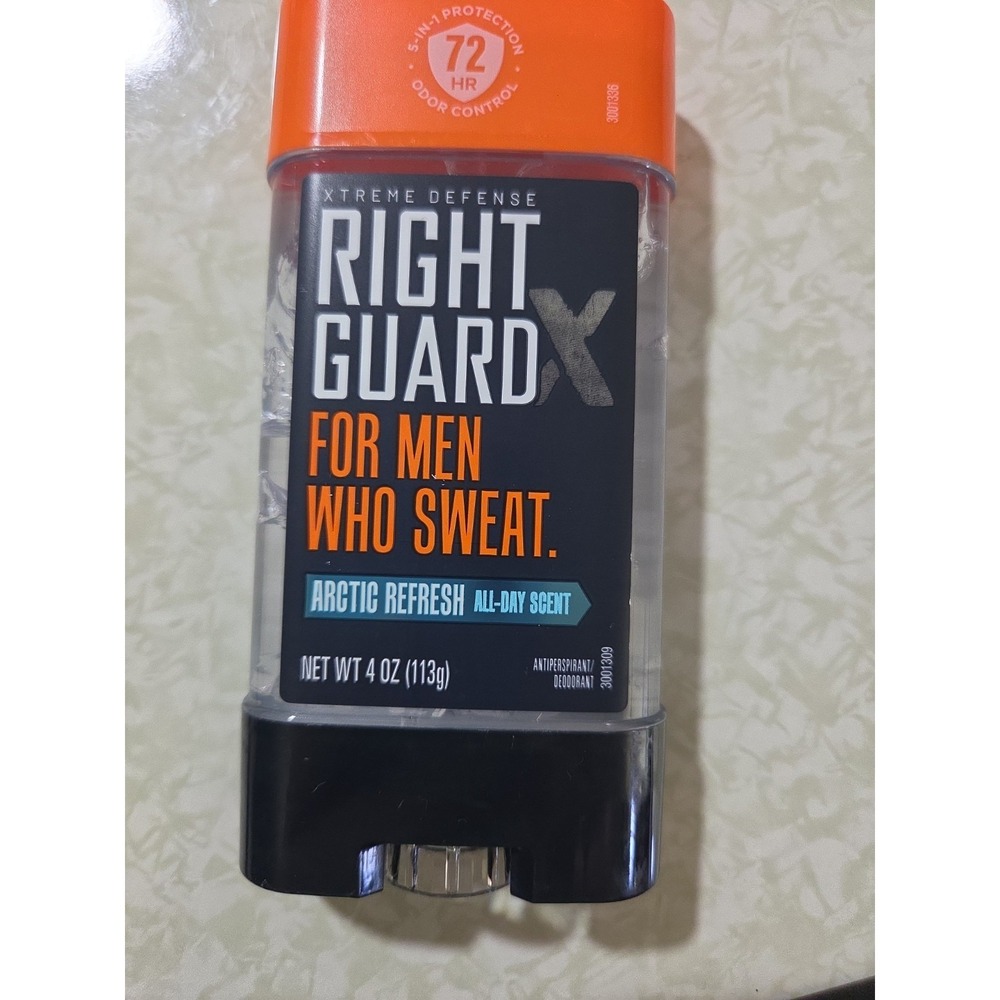 Right Gurad Xtreme Defense Antiperspirant Gel Arctic Refresh 4 oz